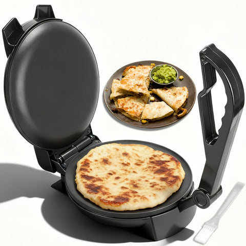 FineMade Compact Roti Maker temperature control for perfect texture.