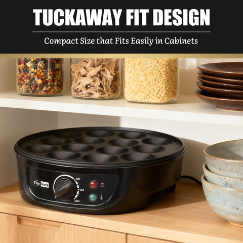 FineMade 14 mini pancakes ready plate shot for crowd-pleasing treats