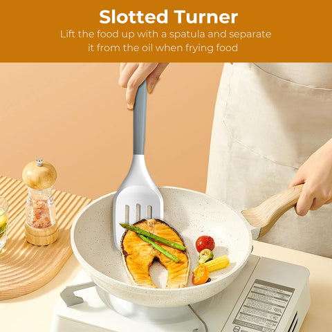 FINENUT cooking tongs with secure grip and precision control.
