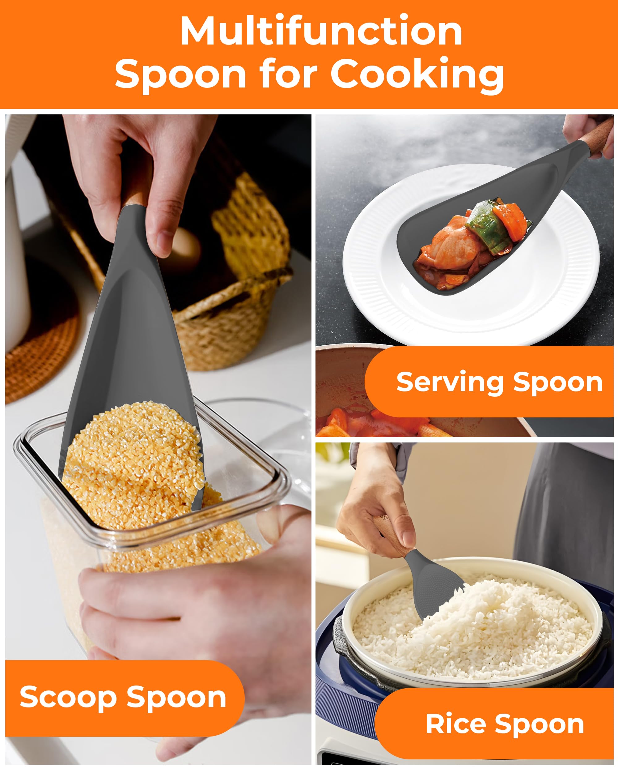 FINENUT easy-cleaning silicone cleans in seconds after meals and sauces