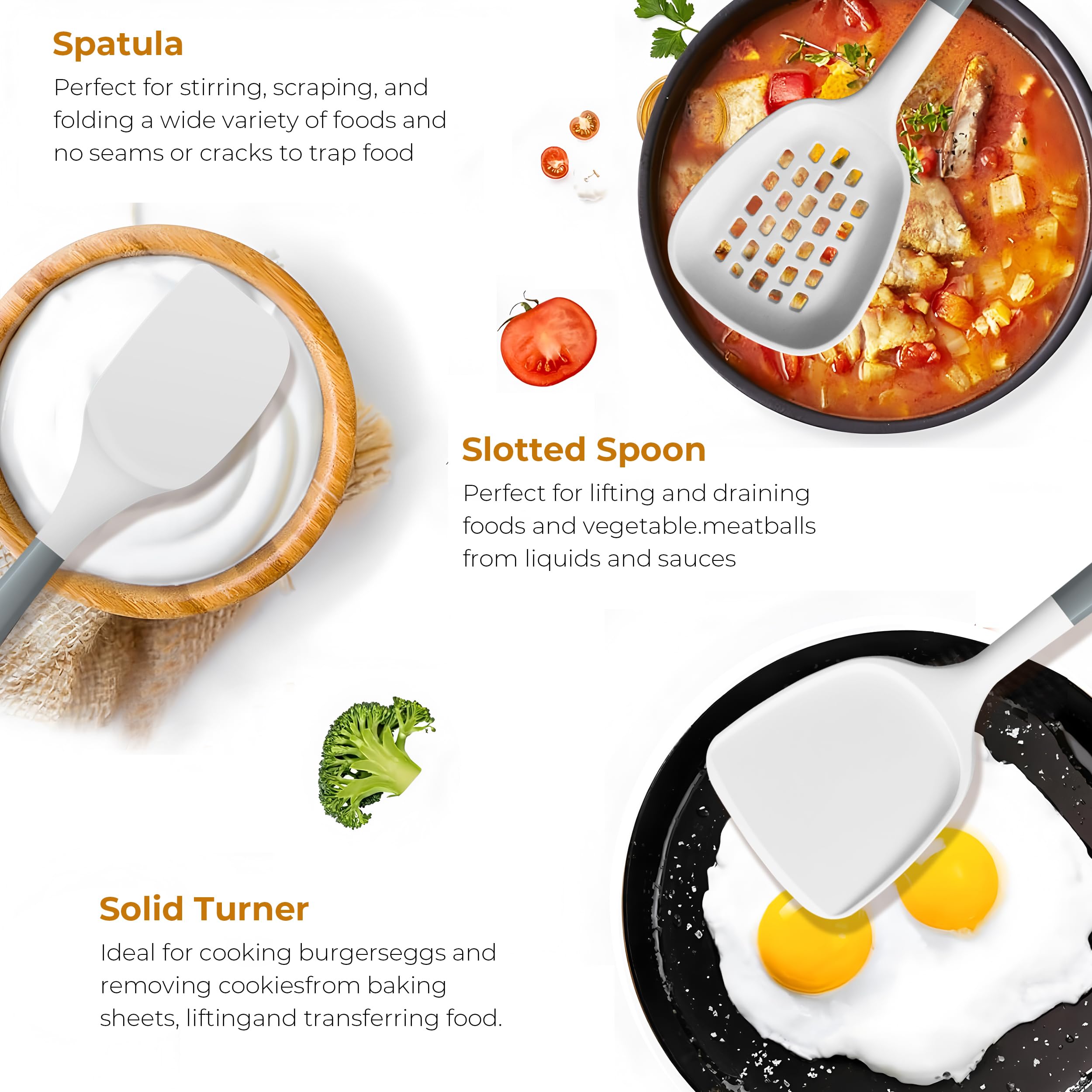 FINENUT ladle provides clean portions for soups and stews.