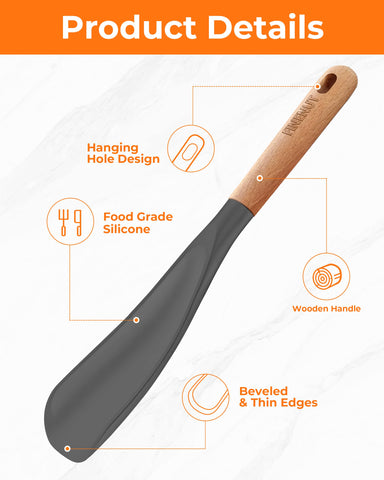 FINENUT silicone resists stains and odors, keeping cookware clean