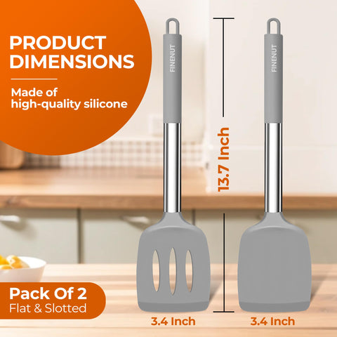 FINENUT scratch-proof design protects nonstick coatings during cooking