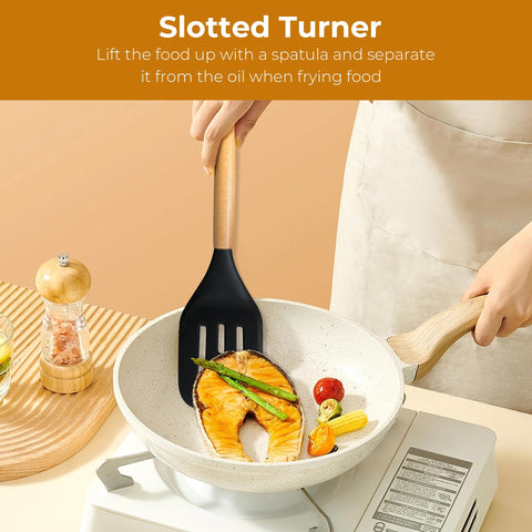 FINENUT whisk that blends quickly without scratching nonstick surfaces
