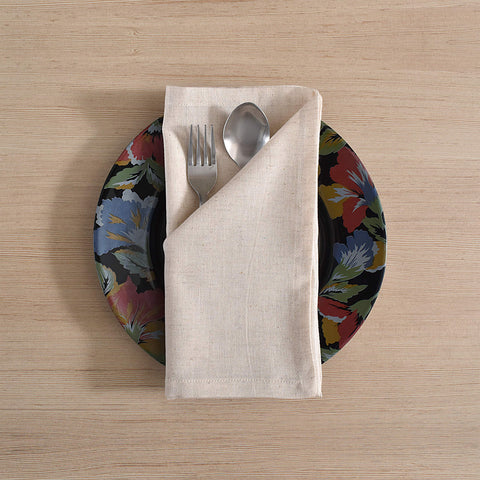 Fingercraft cotton linen blend napkins show soft texture for daily meals