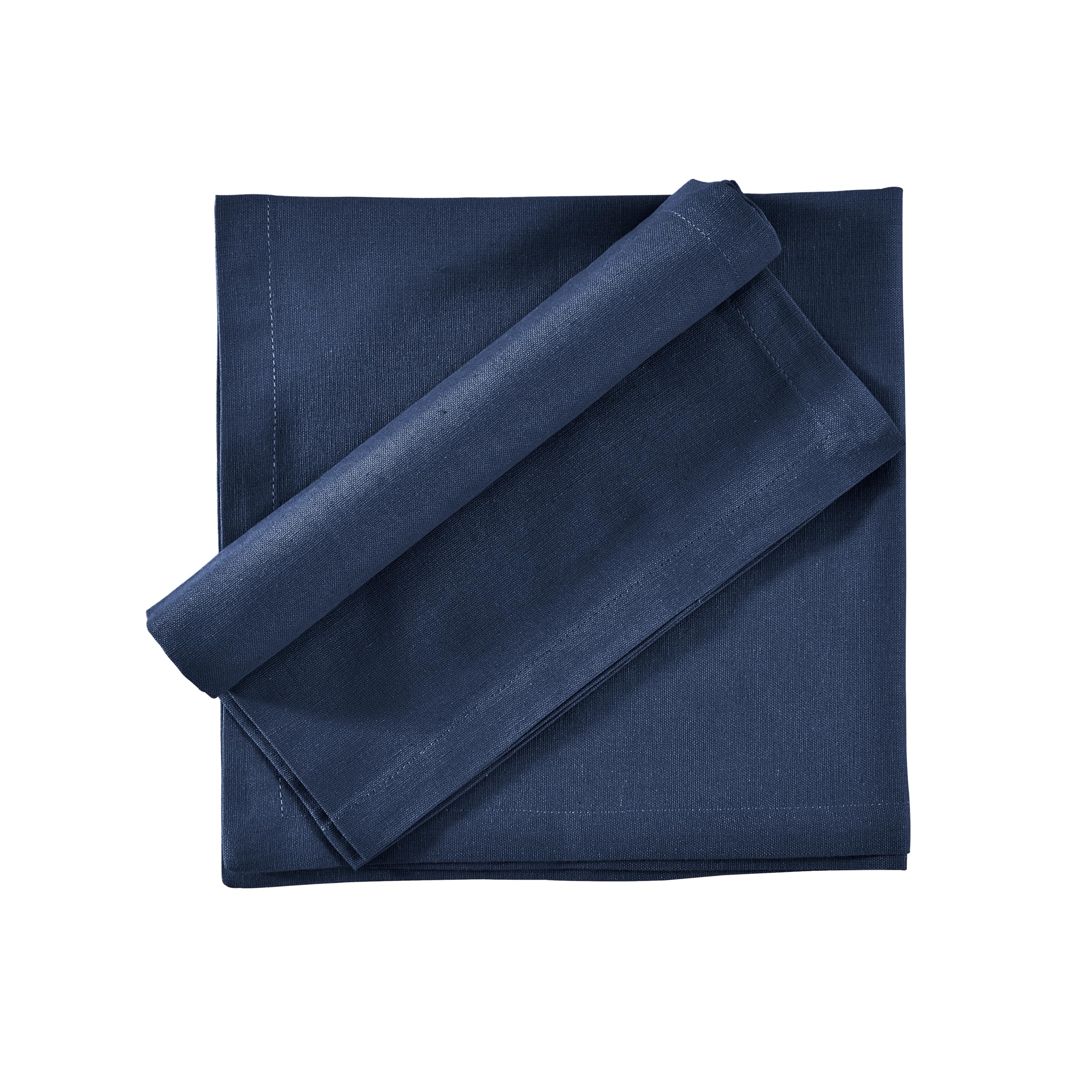 Fingercraft navy 12-pack cloth napkins ideal for dinners and weddings.