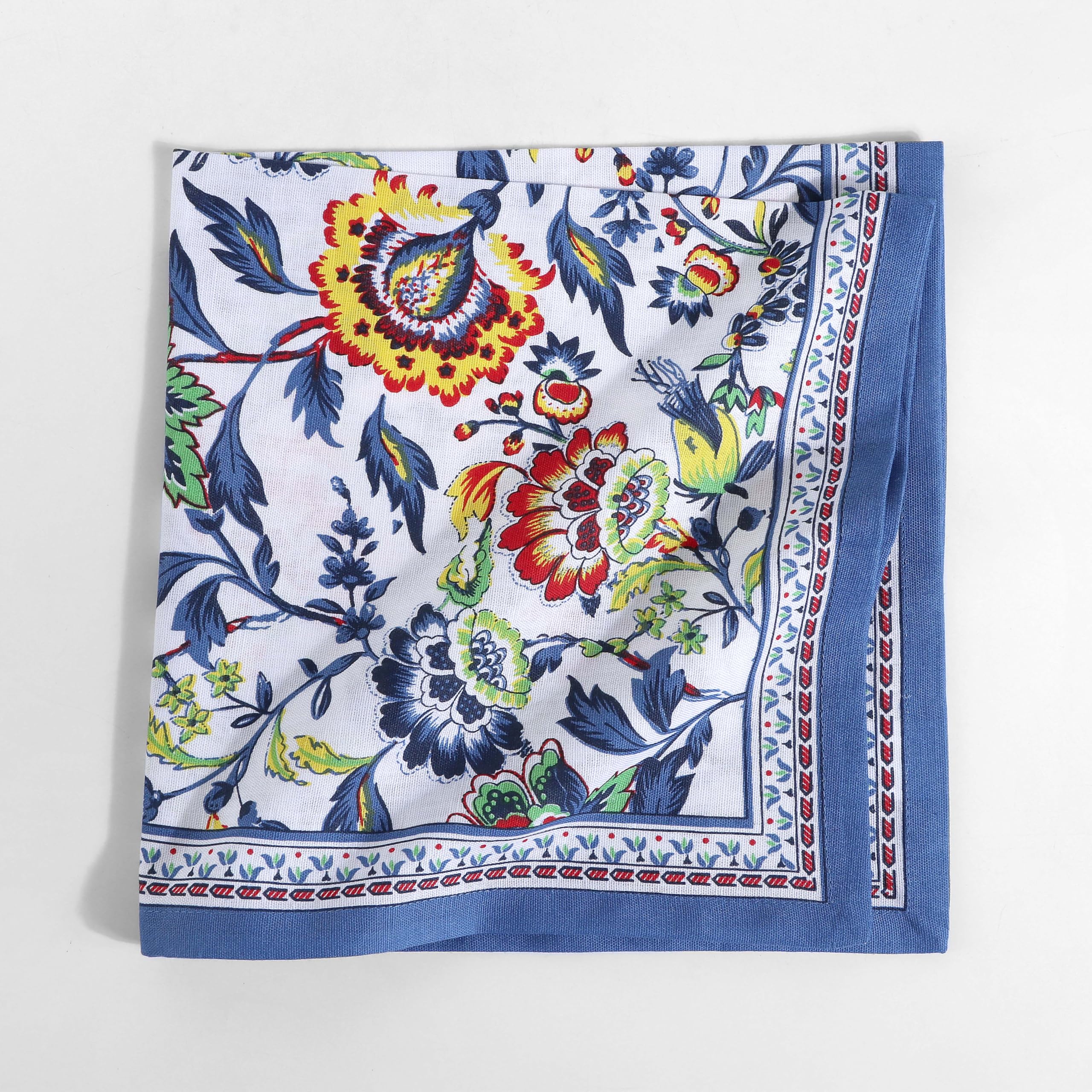 Fingercraft cotton-linen blend napkins offer soft absorbency and colorfast performance