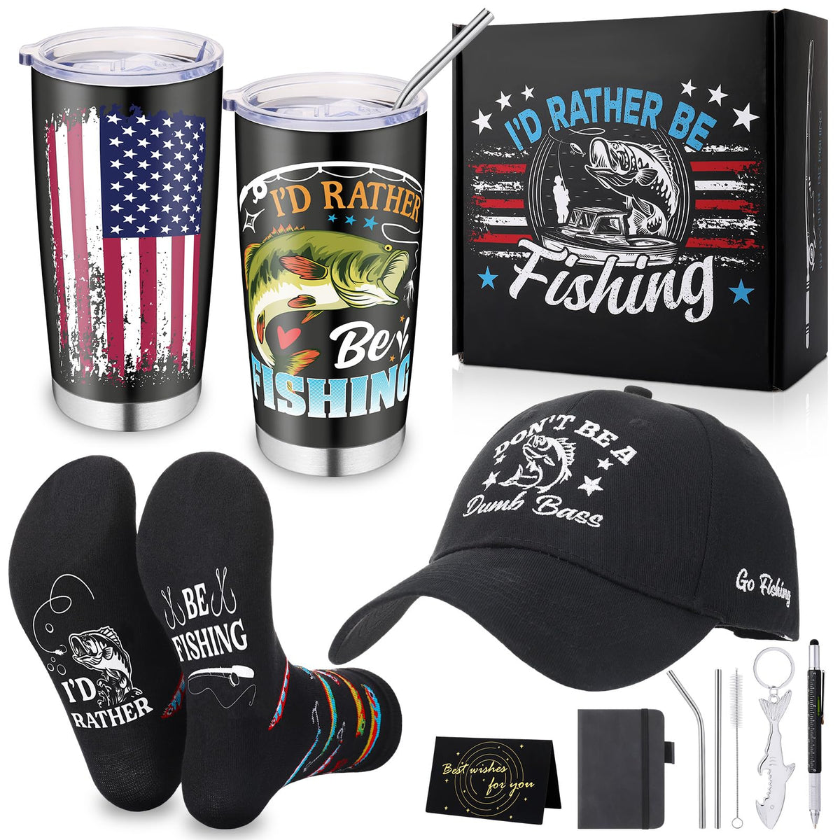 Fingertip WD fishing gift box includes essentials for anglers and playful moments
