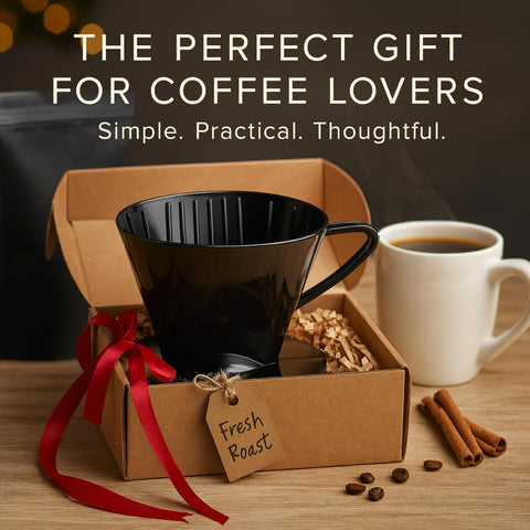 Fino pour-over cone compact travel-ready design for adventures.