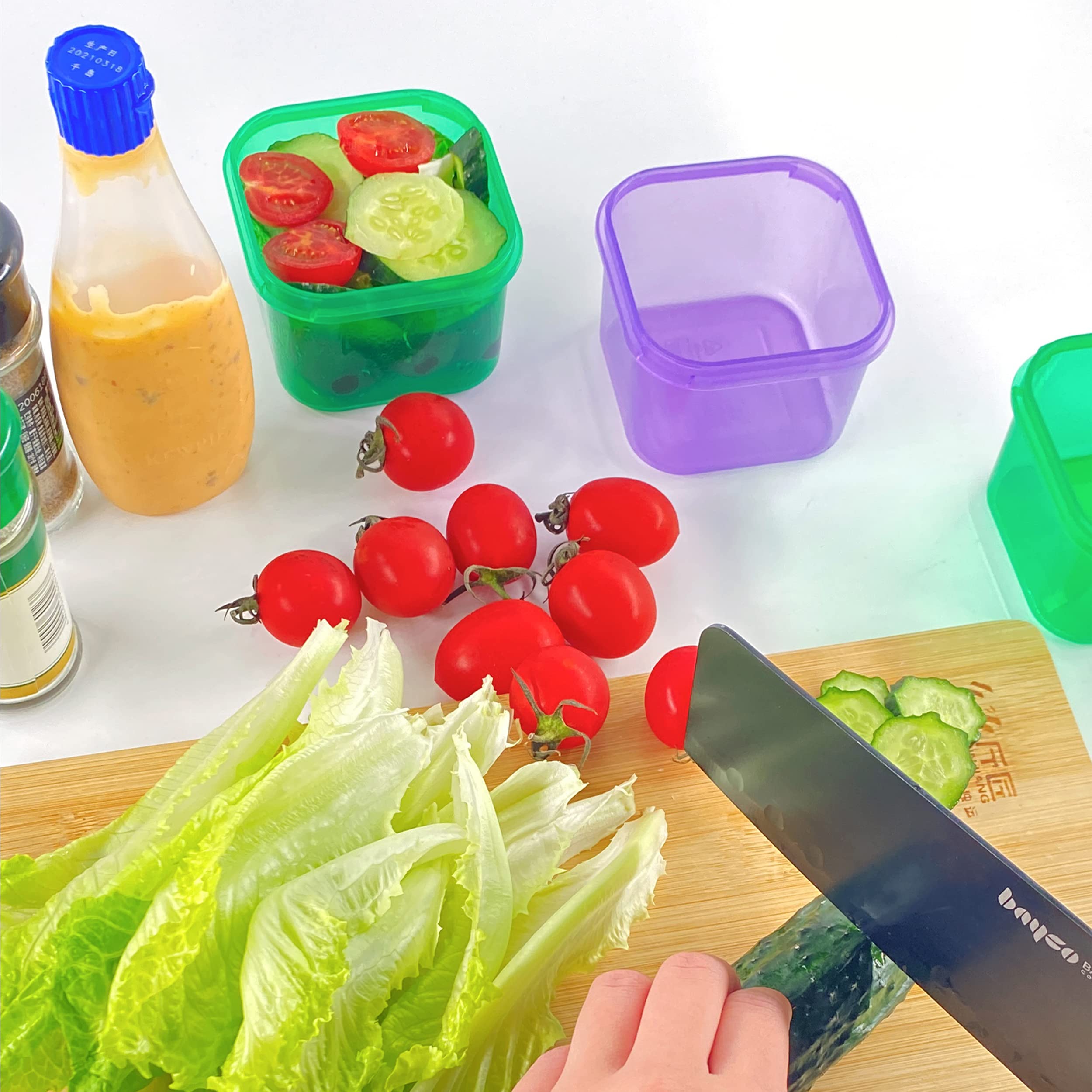 Finorder BPA-free PP material ensures safe and durable meal prep.