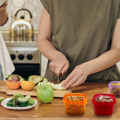 Finorder microwave and dishwasher safe containers simplify cleaning after meals.