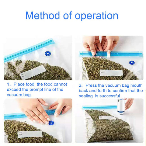 FIRAWER bags are microwave-safe and suitable for marinating and quick cooking