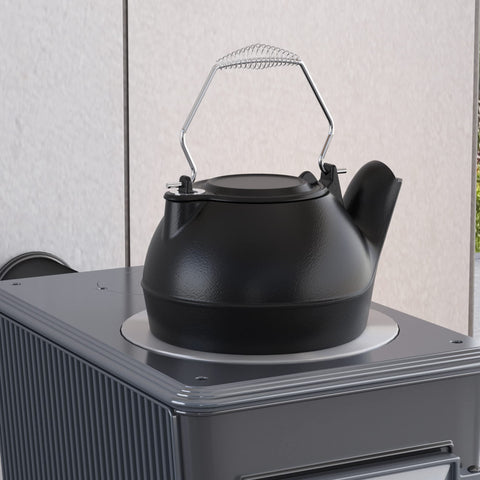 Fire Beauty Humidifying Iron Kettle chrome handle ensures safe, cool-touch operation.