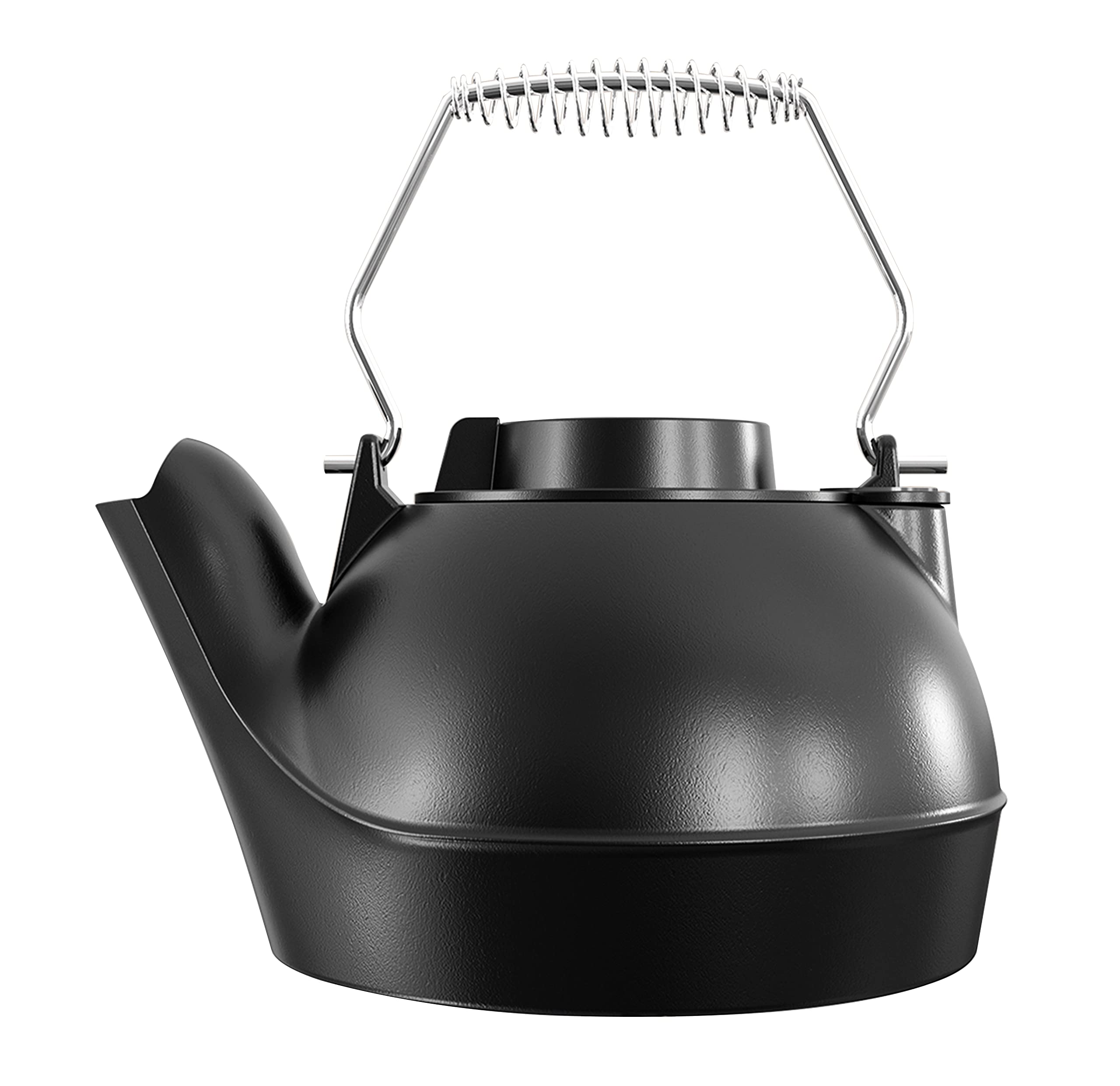 Fire Beauty Kettle, oven-seasoned, indicates long-term durability.