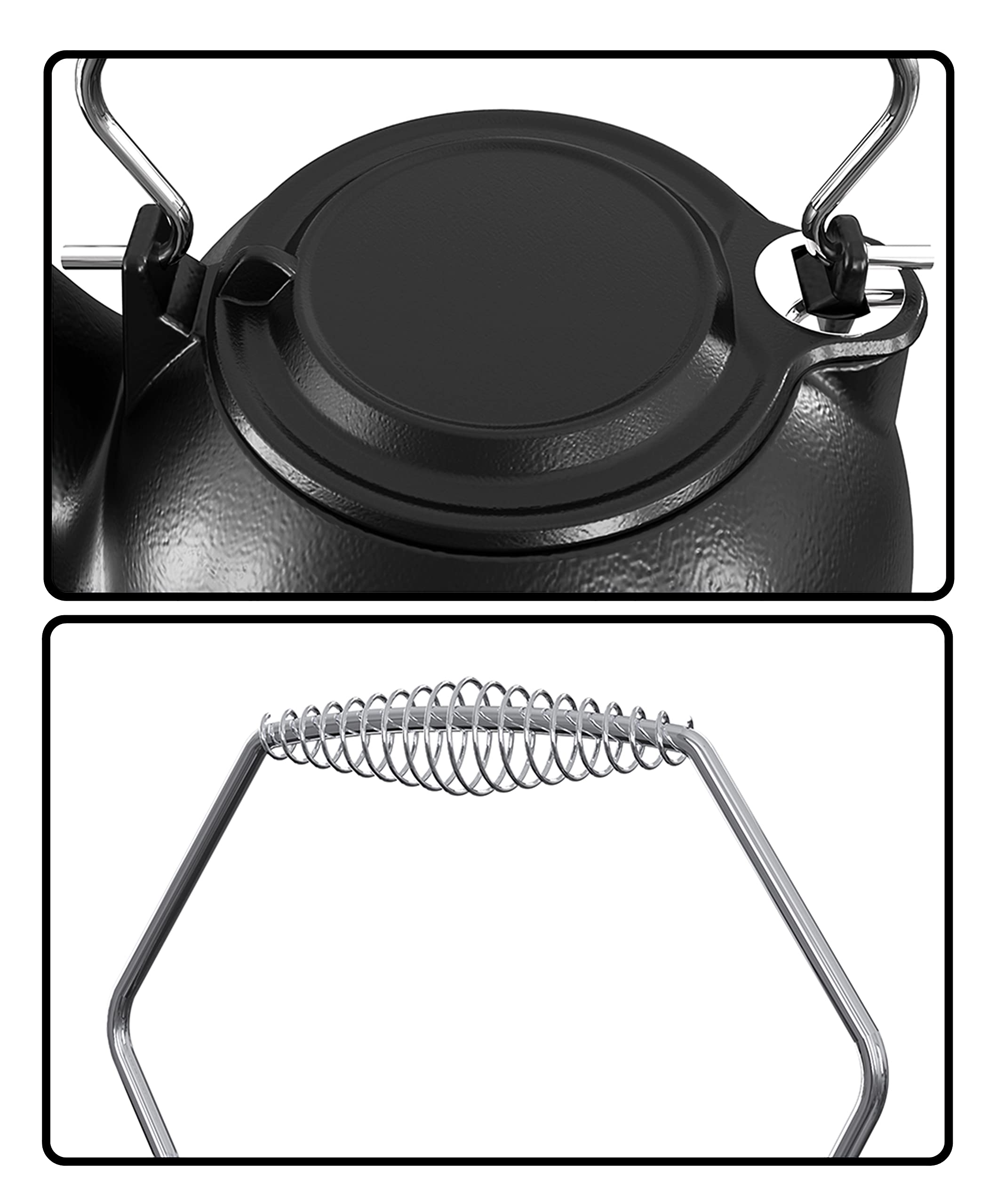 Fire Beauty Humidifying Iron Kettle steaming water for ready humidity in your space.