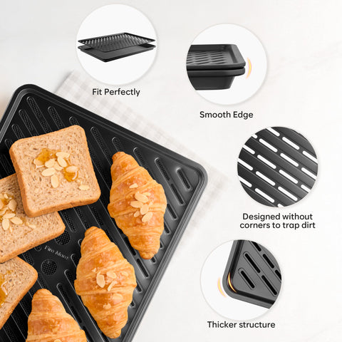 Fire More 0-8mm carbon steel baking pan shows durable construction