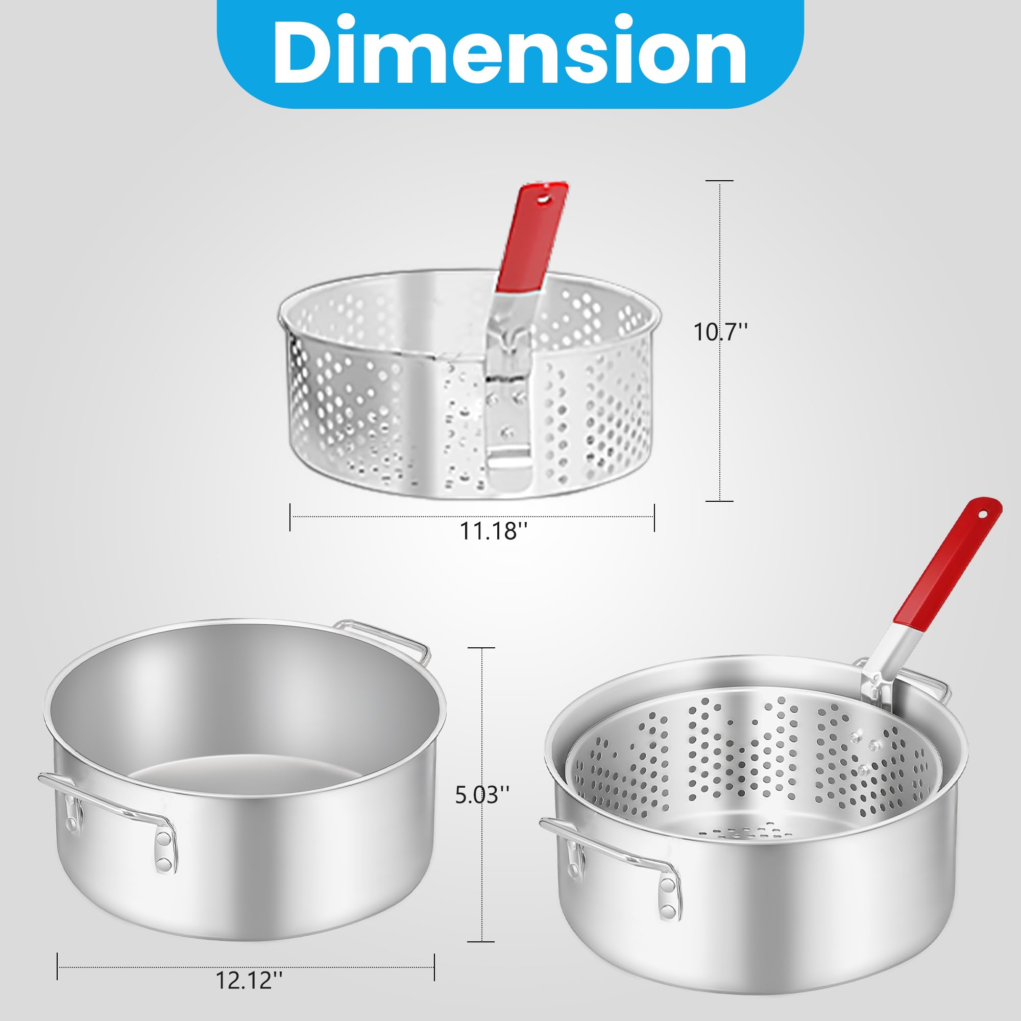 Fire Riot aluminum pot easy cleanup closeup for quick post cook maintenance.