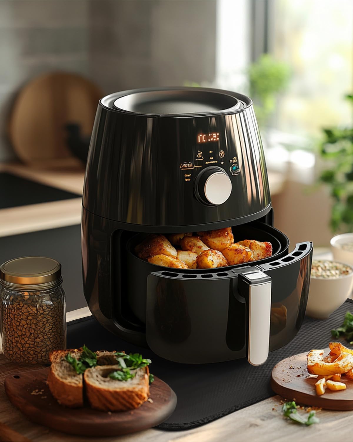 Firewess wide-compatibility mat supports varied kitchen setups