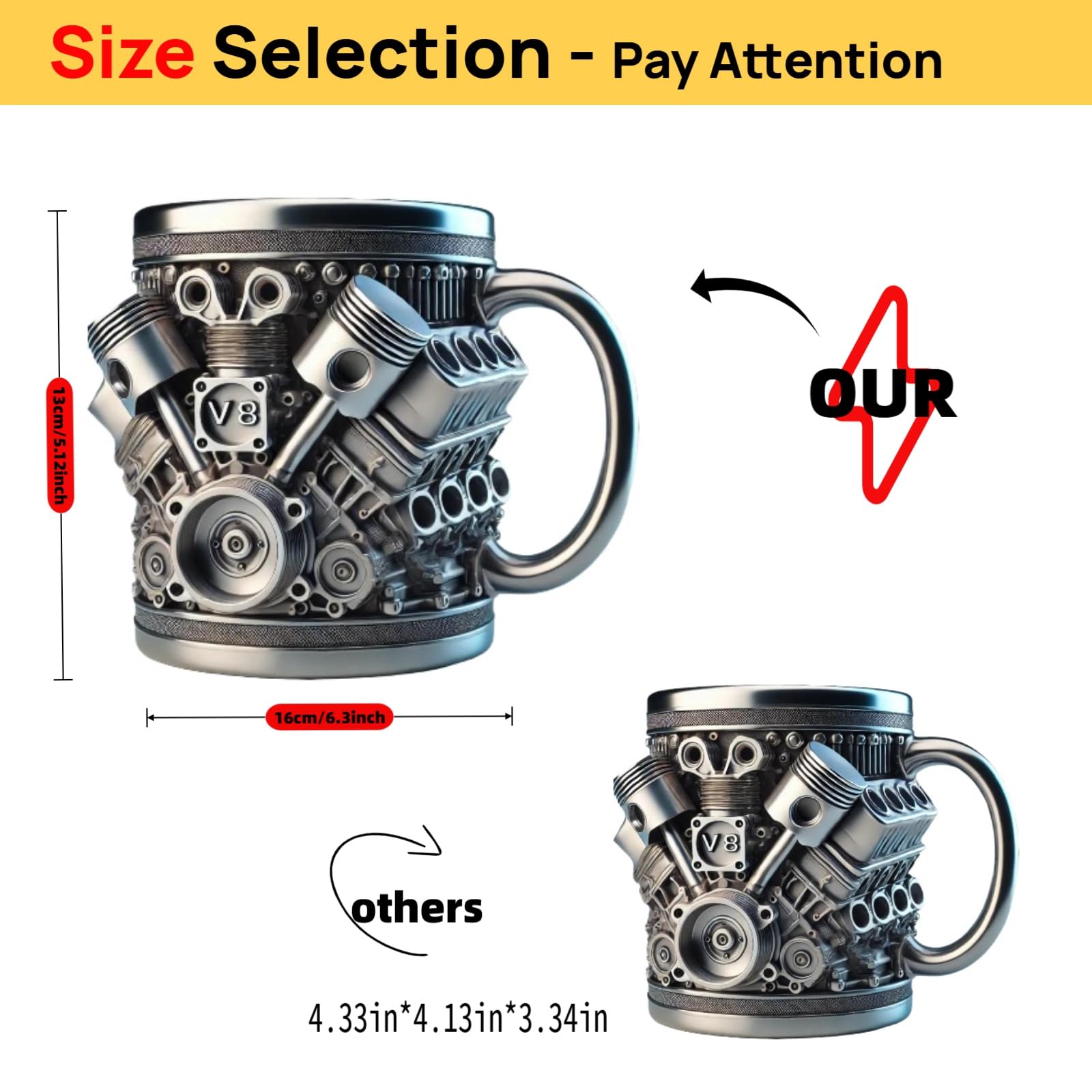 FirFiltr V8 durable stainless steel body for garage use