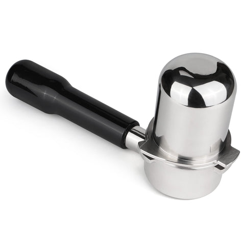 FIRJOY hands-free dosing cup enabling easy grinder activation and minimal handling.