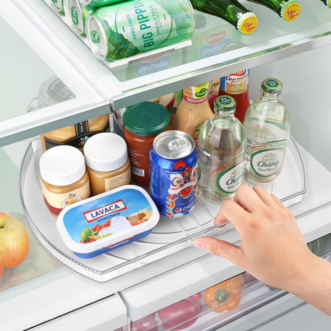 FIRJOY smooth-turning design helps reach back items without moving front items