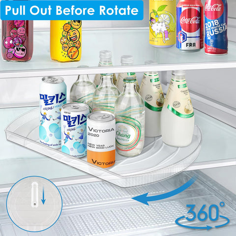 FIRJOY suction cups secure the turntable on fridge shelves