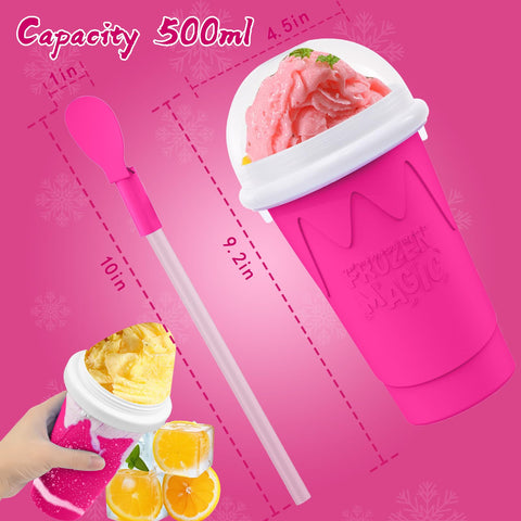 Firjuty slushie cup made from food-grade materials for safe reuse.