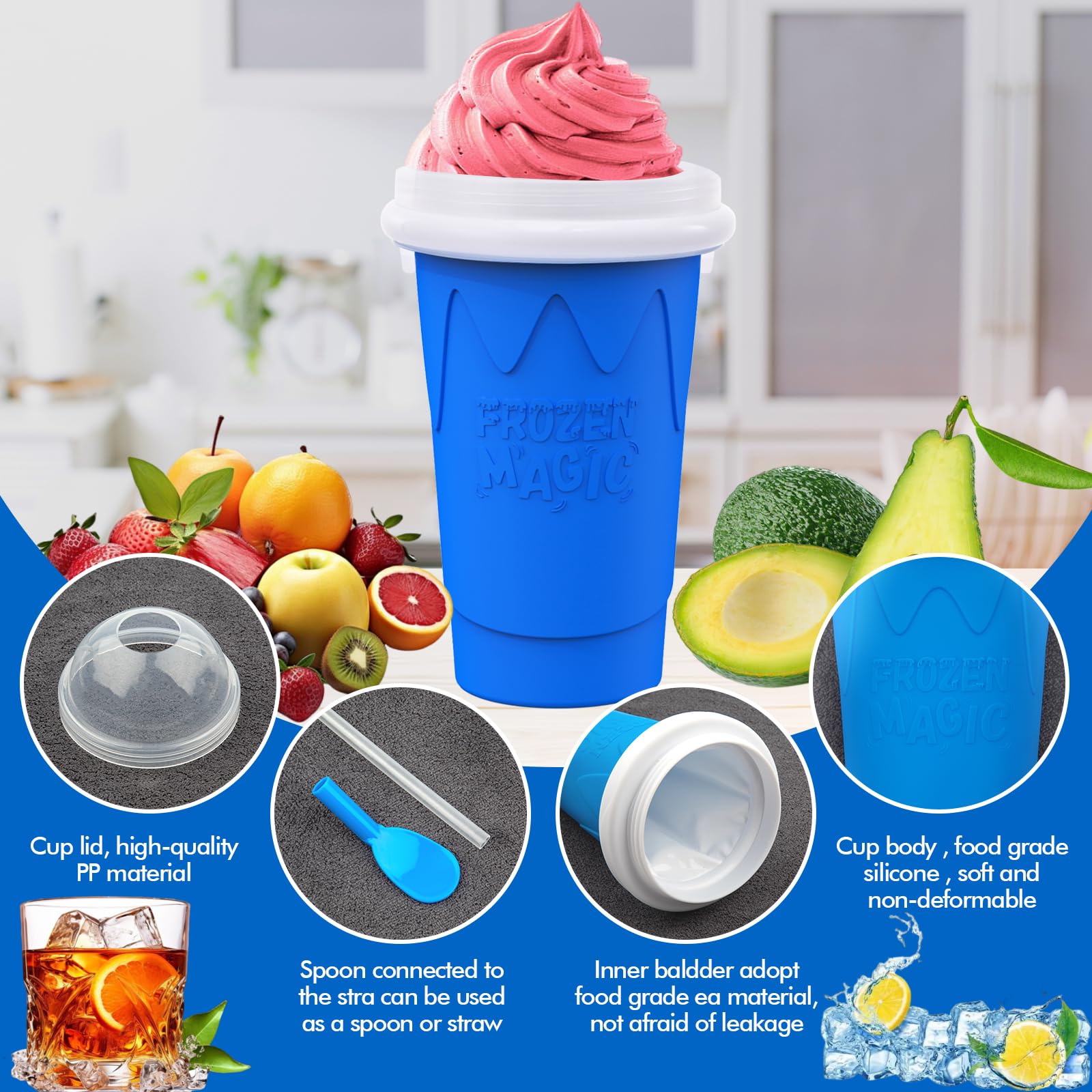 Firjuty slushie cup makes a gift-ready option for celebrations.