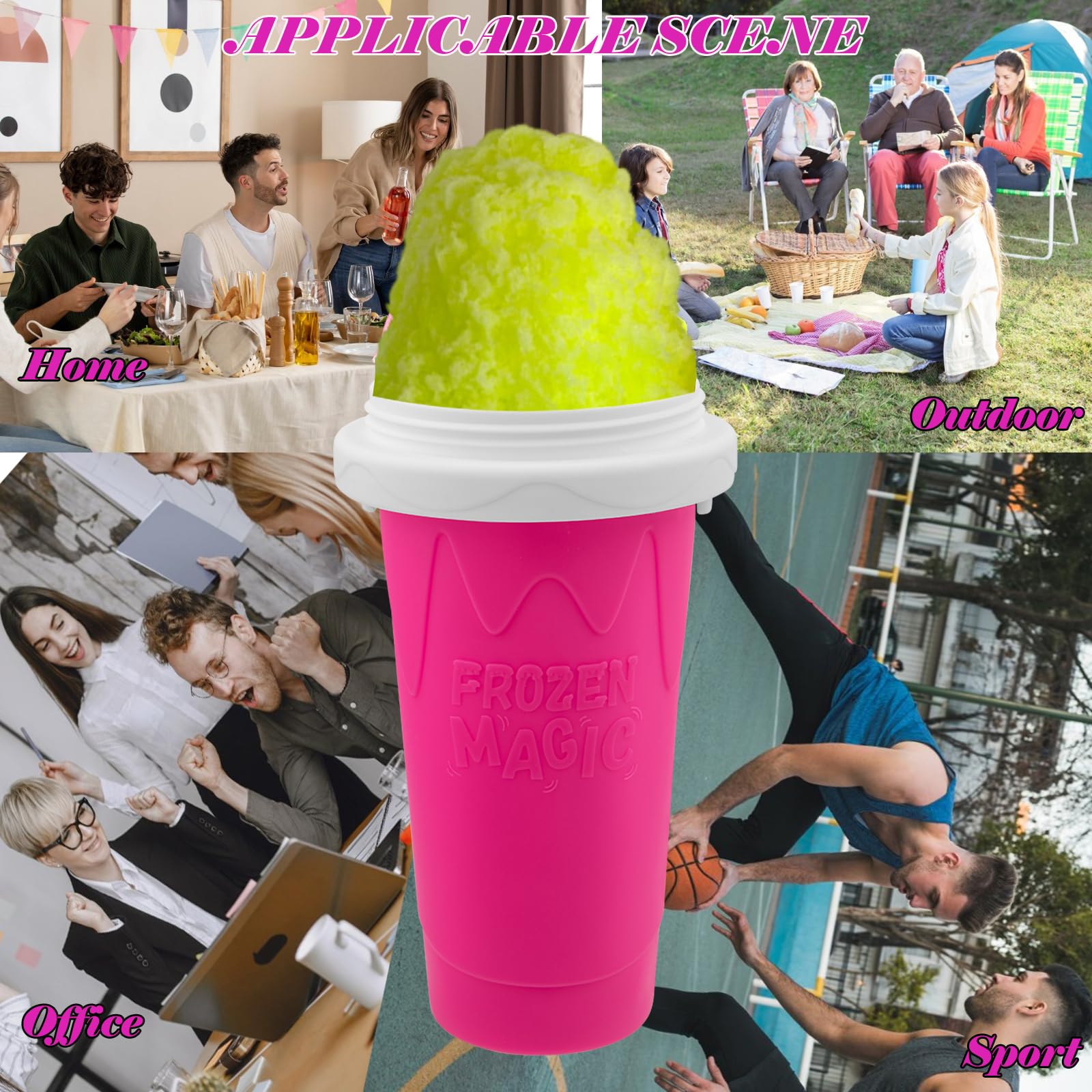 Firjuty Slushie Cup makes a gift-ready, fun kitchen accessory