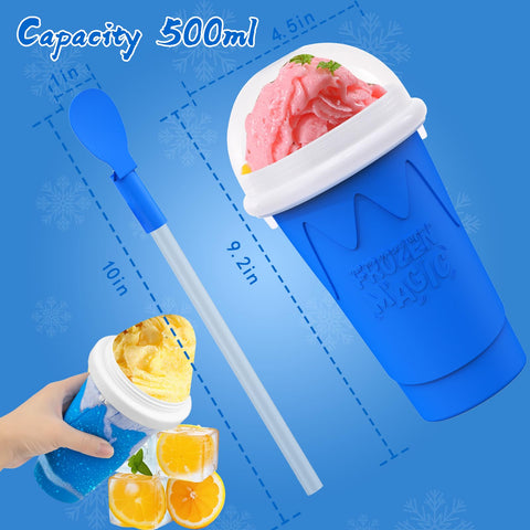 Compact Firjuty slushie cup designed for travel and on-the-go use.
