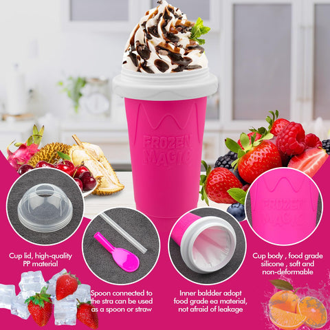 Firjuty Slushie Cup travel lid enables on-the-go sipping