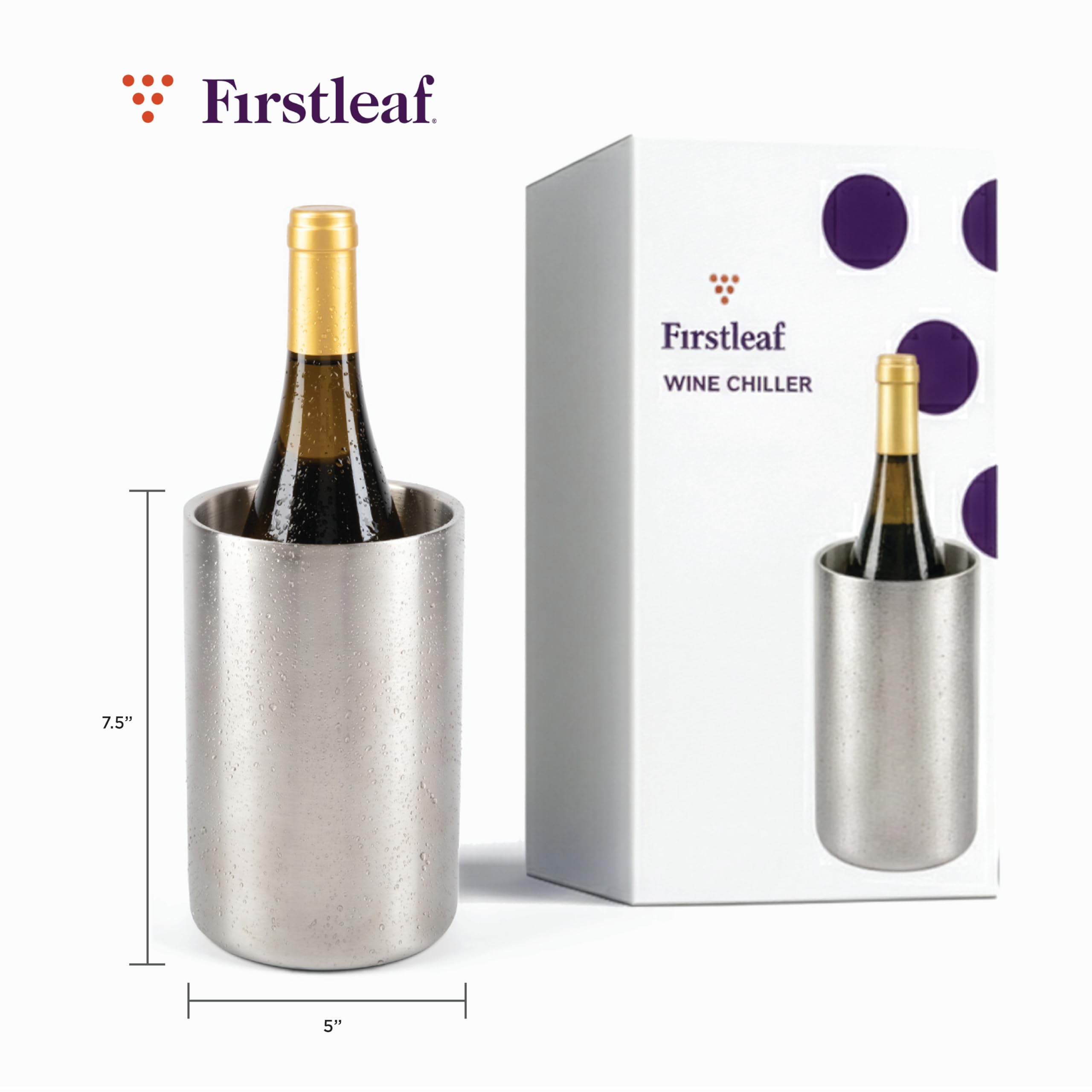 Firstleaf portable compact chiller for on-the-go gatherings.