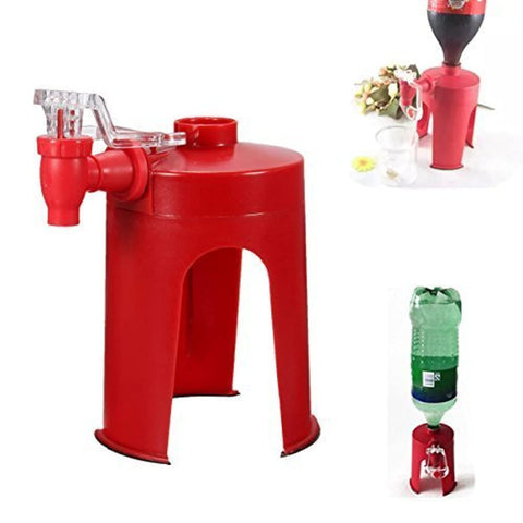 FIRSTONE soda dispense gadget bottle top view, compact design for quick refills.