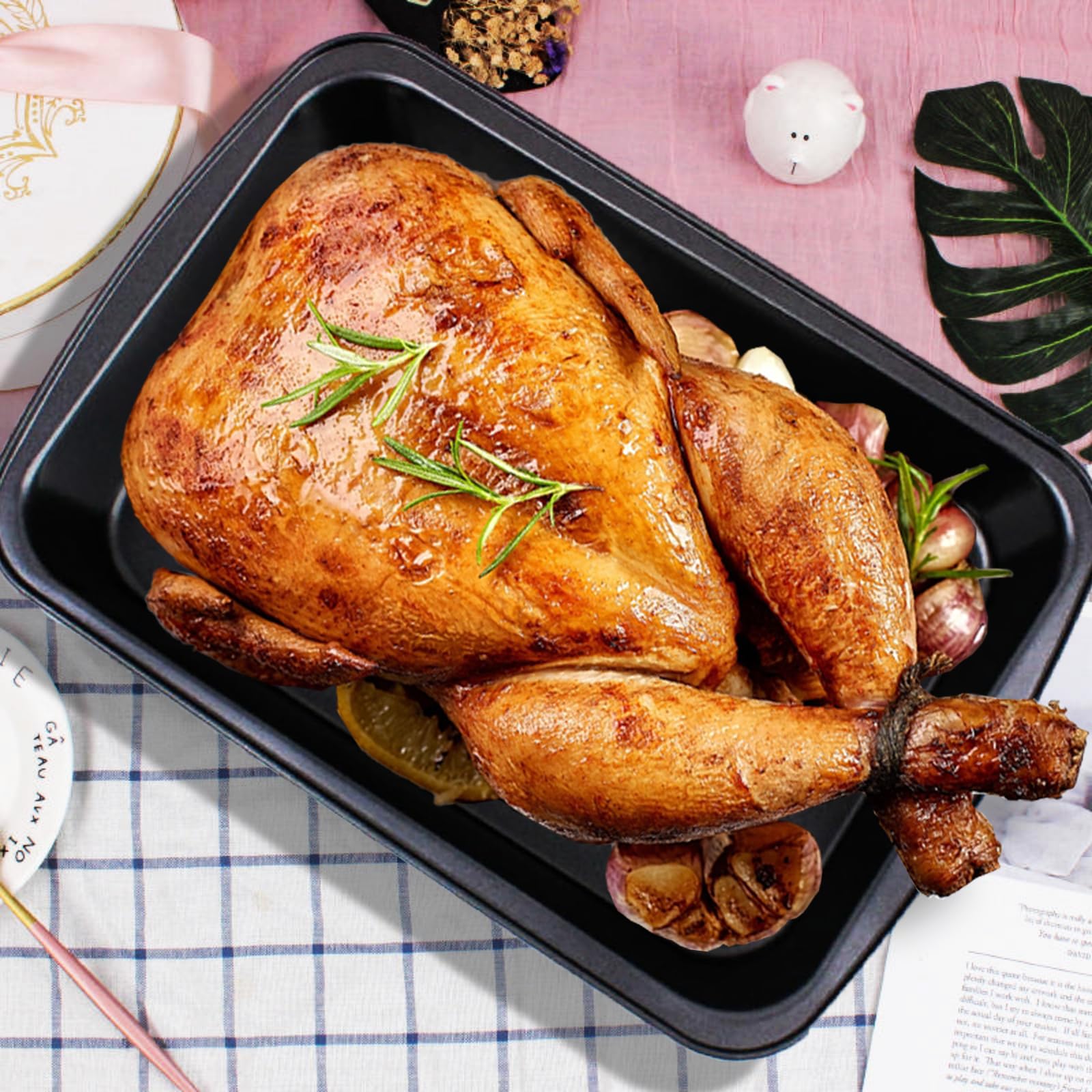 Heavy-duty carbon steel bakeware from FISDEN resists warping and rust