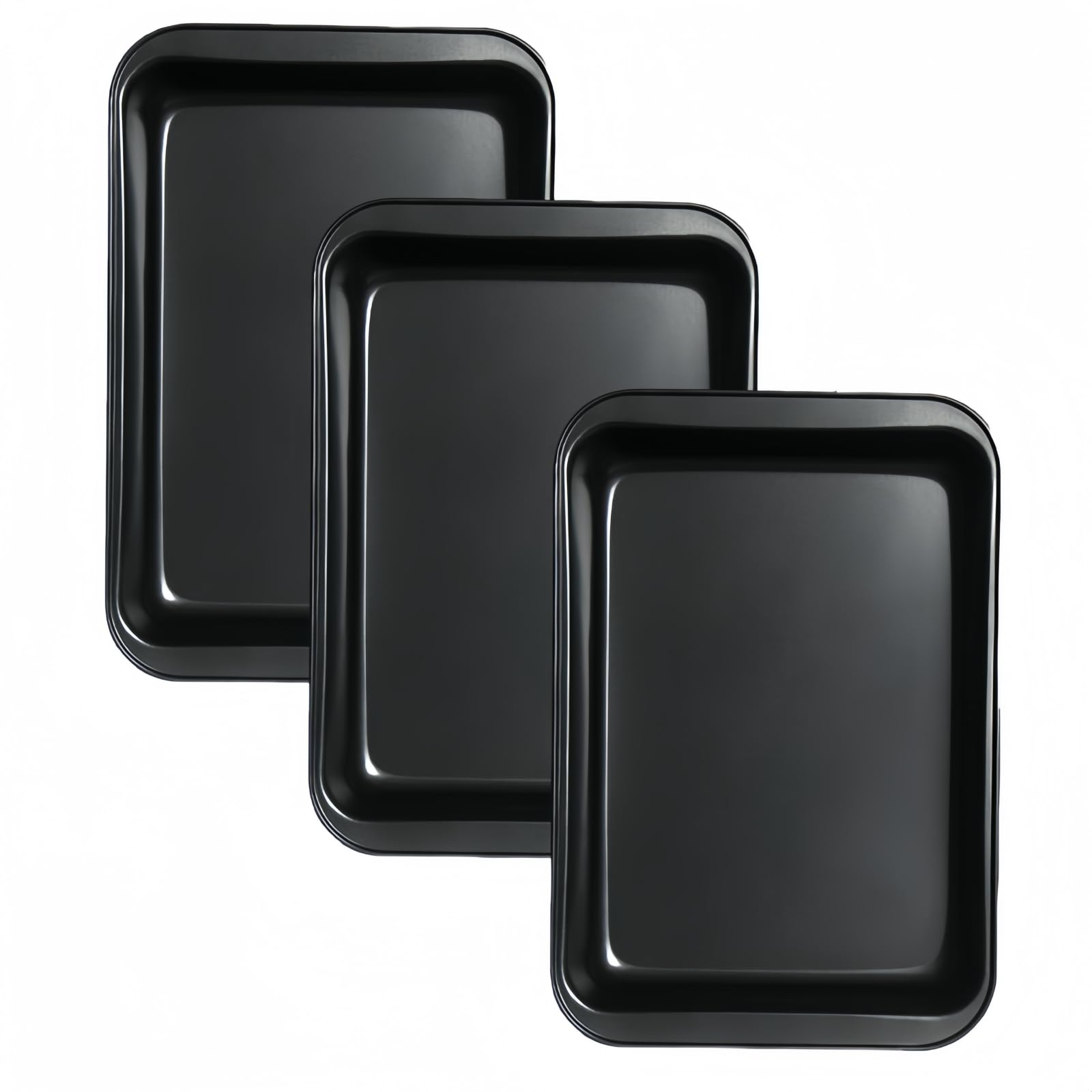 Nestable design saves space when storing multiple pans