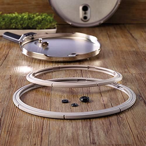 Replacement gasket for 22 cm pressure cookers, fits 2009 and earlier Vitaquick models.
