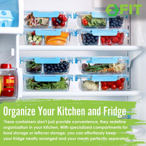 FIT Strong & Healthy airtight lid view, keeps meals fresh and leak-free during transport.