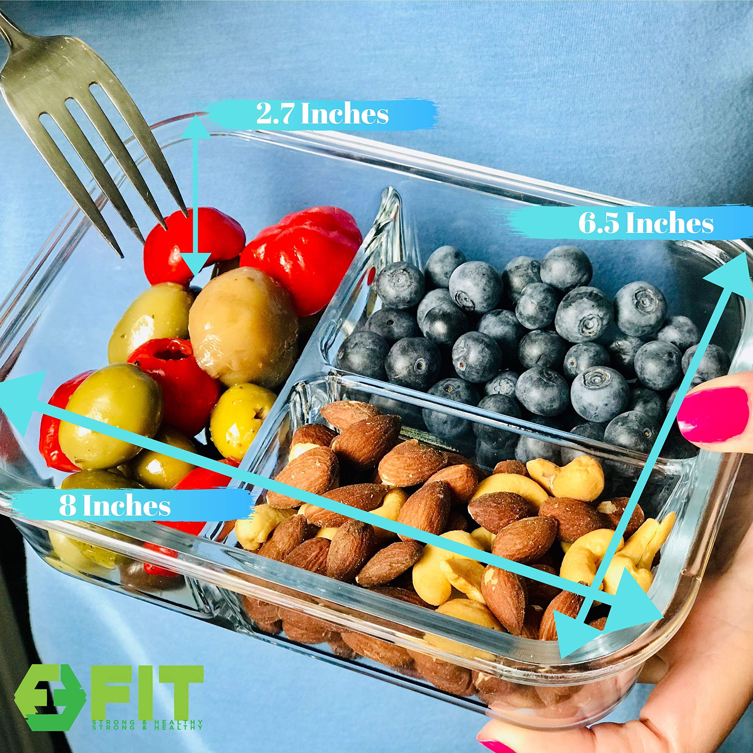 Durable reusable solution from FIT Strong & Healthy supports mindful eating