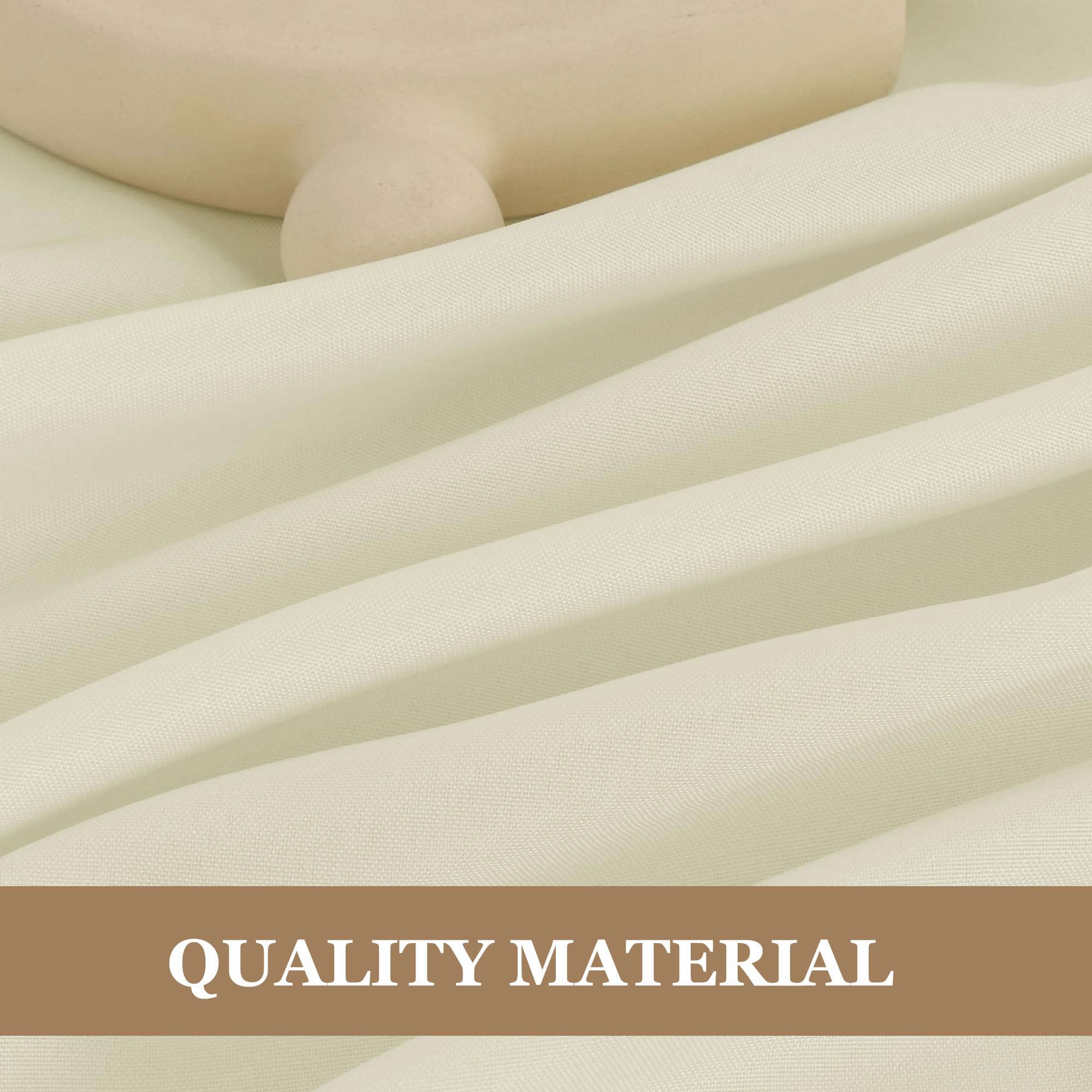 Foldable fabric stores compactly between uses.