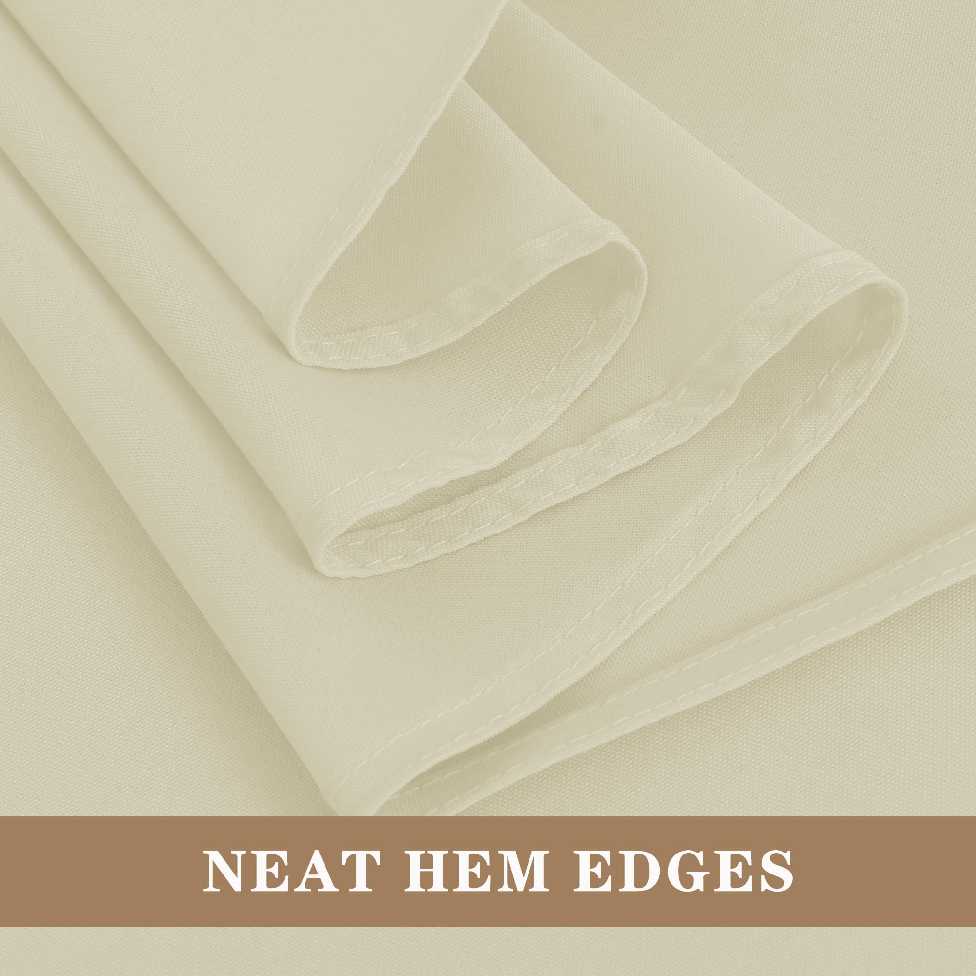 Stain resistant surface keeps appearance neat during celebrations.