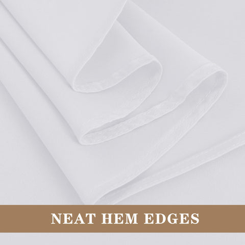 Fitable versatile sizes fit rectangular, square, or round tables.