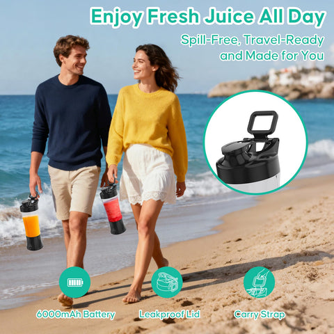 FITECHZY leakproof lid design keeps drinks secure during travel.