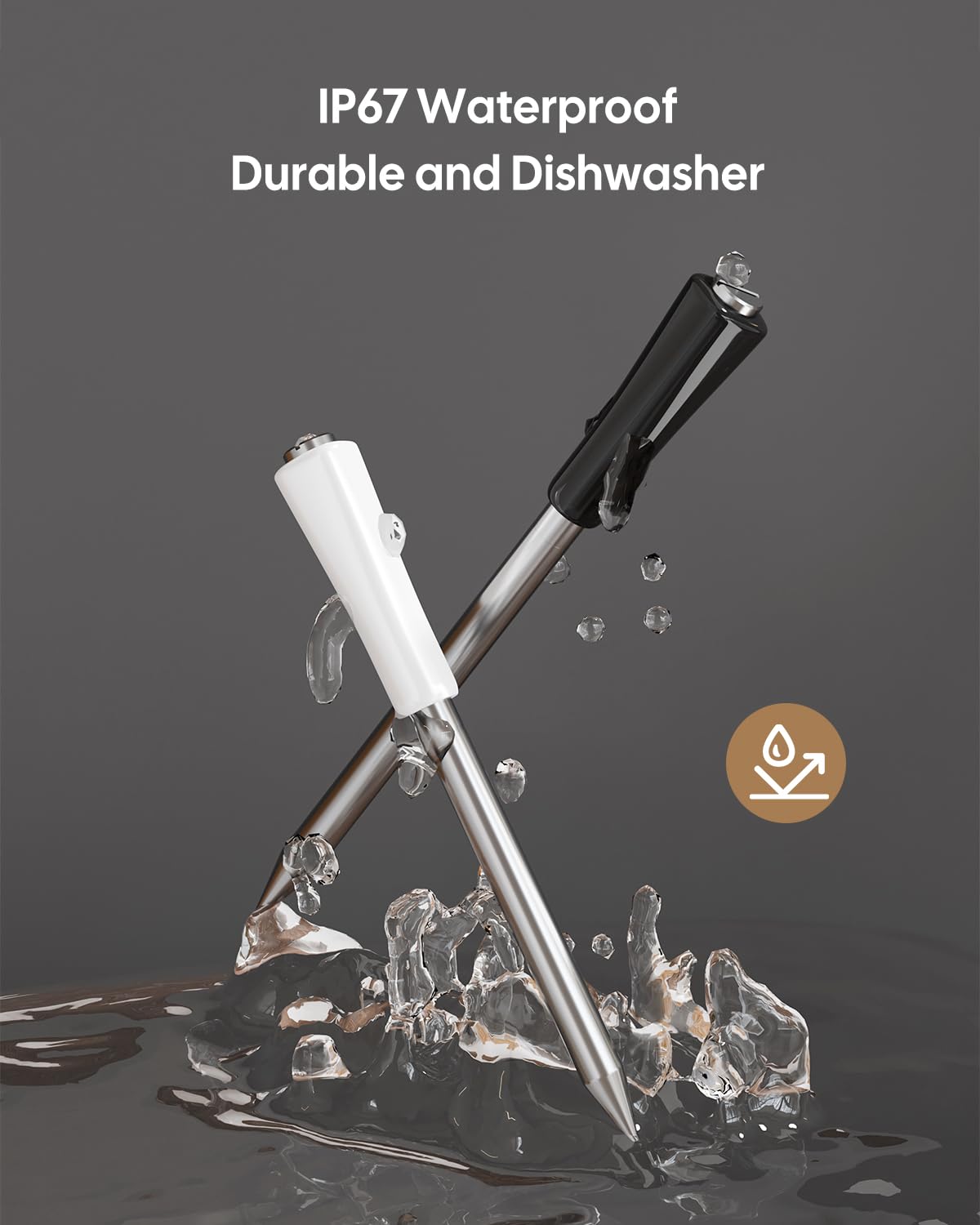Fitflavor IP67 waterproof design ideal for outdoor grilling