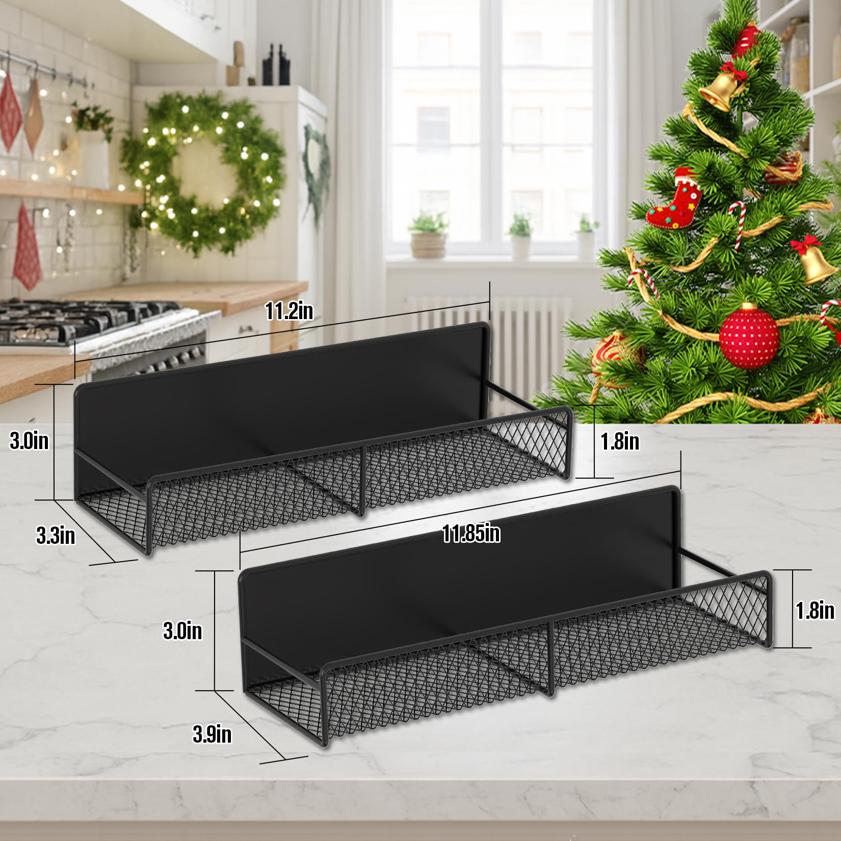 FITIMOR no-tools install shelf attaches quickly to any magnetic surface.