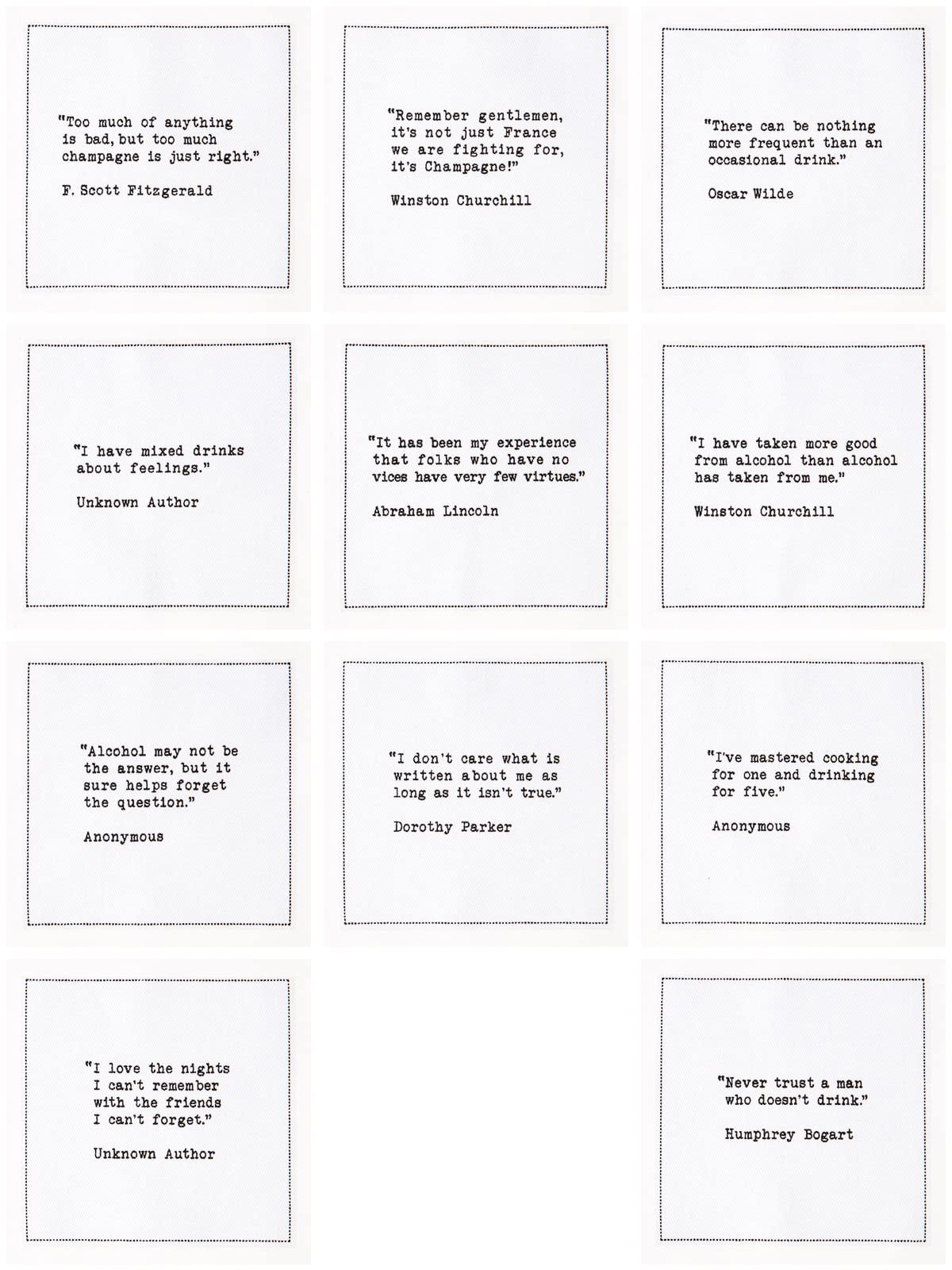Five Star Napkins are ready to use straight from the pack with no washing.
