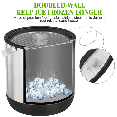FiveHome 6.8 L capacity fits bottles and ice for parties