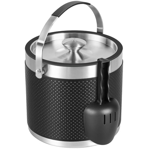 FiveHome ice bucket lid with silicone seal helps maintain chill longer.