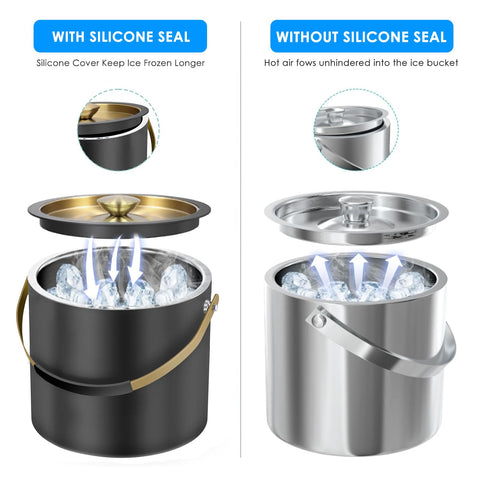 FiveHome ice strainer included helps separate melted water.