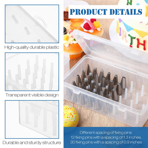 Fiwochic piping tip box lid closure protects contents during transport