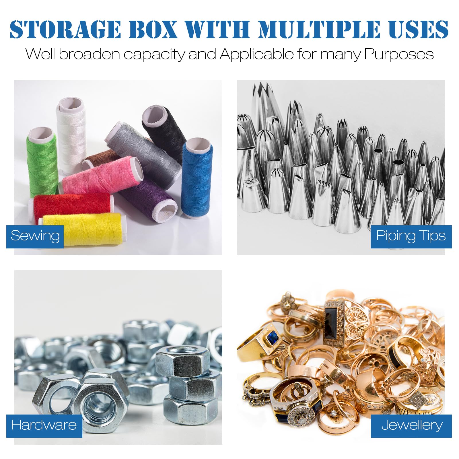 Fiwochic box stackable design saves counter space and time